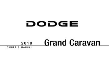 2010 dodge grand caravan manual pdf