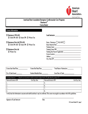 heartsaver instructor manual pdf free download