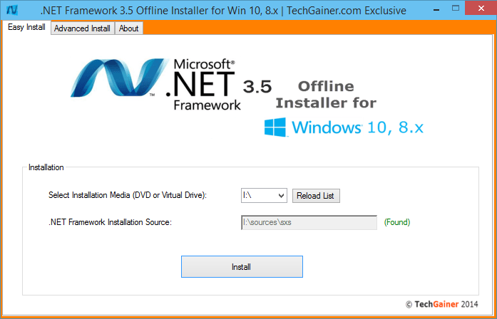 manually download net 3.5 for windows 10