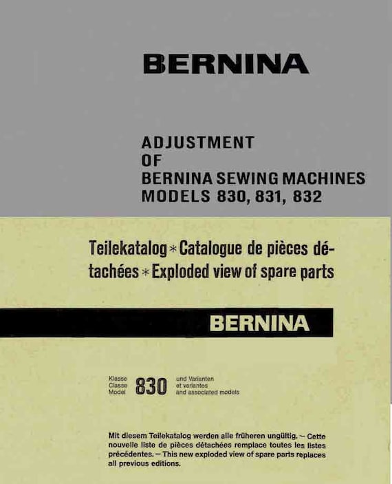 bernina record 730 service manual download