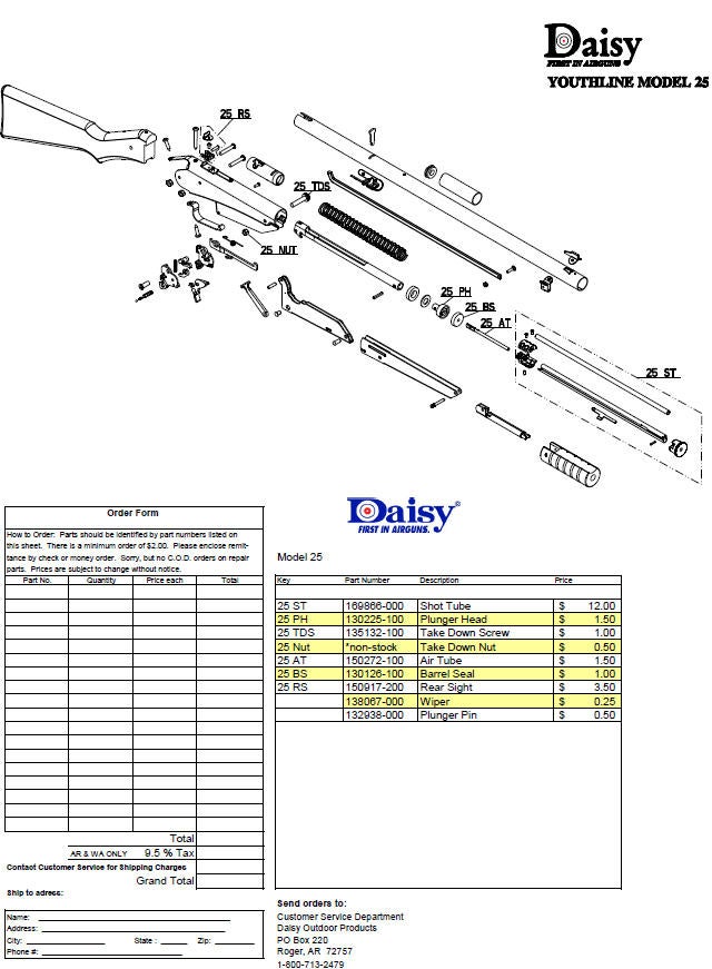 daisy model 95 repair manual