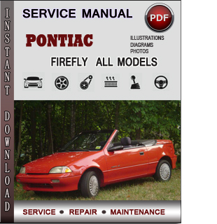 1996 pontiac firebird repair manual pdf