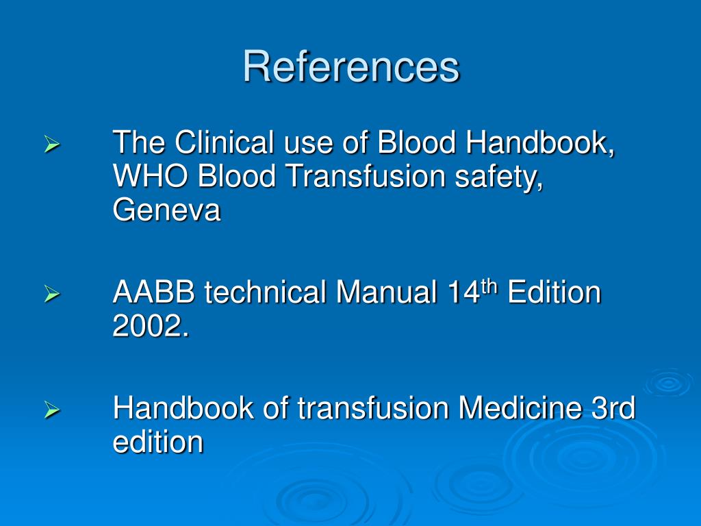 free download transfusion medicine technical manual