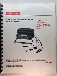 keithley model 580 micro ohmmeter manual